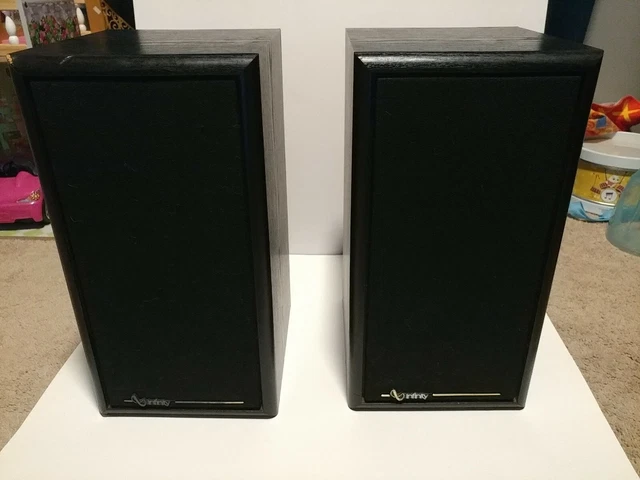 INFINITY RS 325 REFERENCE Monitor Speakers. Refoamed. Impeccable